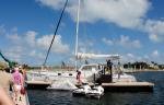 Sailboat Allura to Stingray City