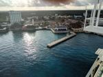 Cozumel, transferred off boat to airport to Houston to Galveston